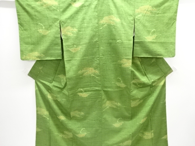 JAPANESE KIMONO / TSUMUGI / WOVEN PINE